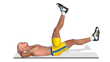 تمرینات پایین شکم (بالا بردن پاها در 4 حرکت)